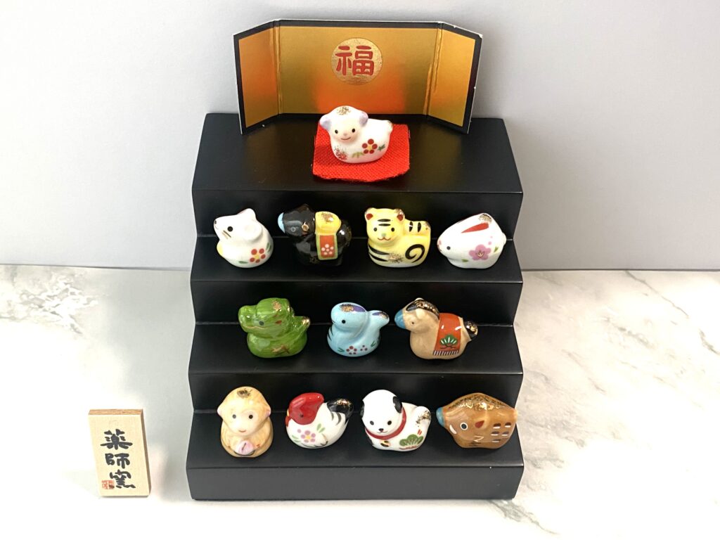 リビングに飾っている干支の正月飾り