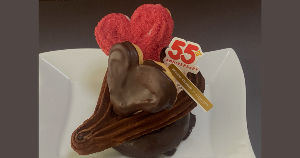 ミスド×GODIVA2026 トリオハートショコラ＆プラリネの実食写真