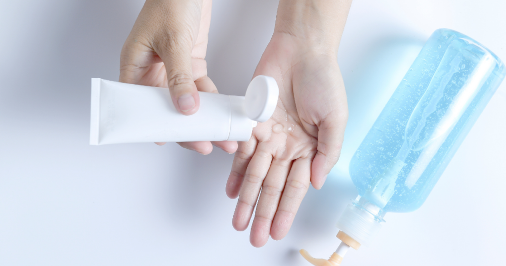 敏感肌向け保湿クリームのテクスチャー