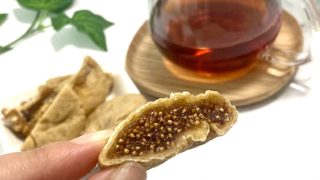ドライいちじくの断面