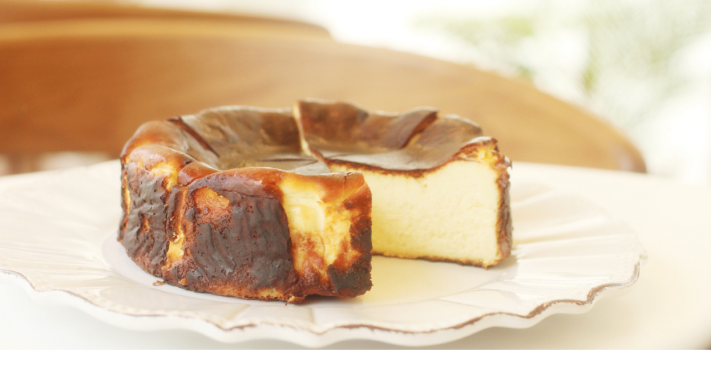 簡単に作れるベイクドチーズケーキ 完成イメージ