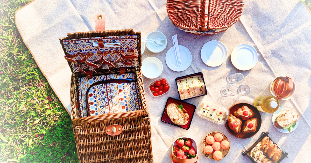 ピクニックで楽しむフルーツサンド