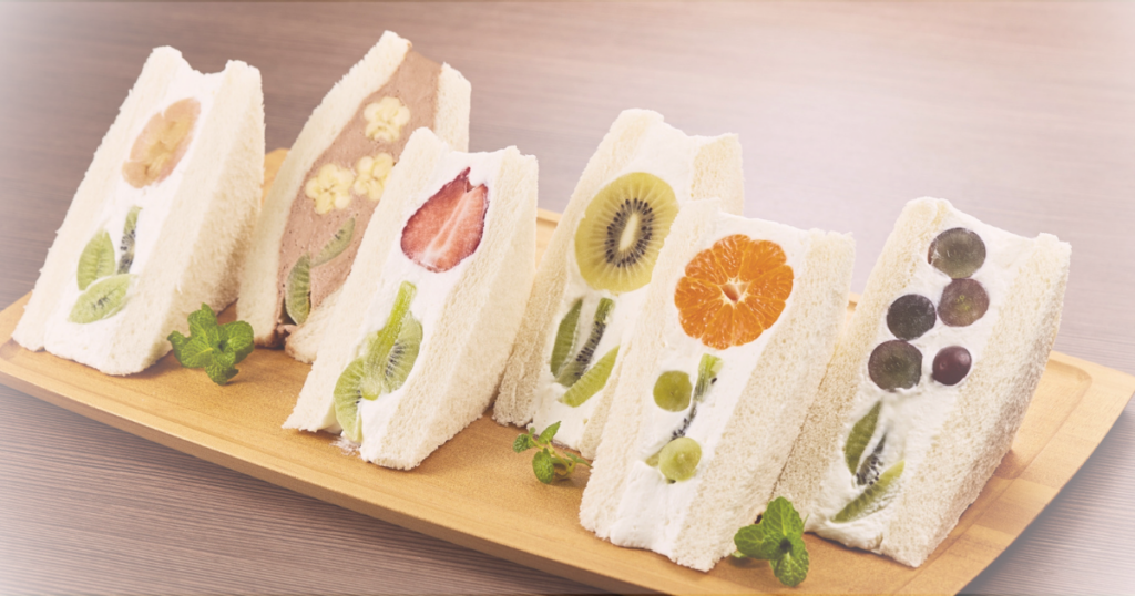 フルーツサンドのバリエーション