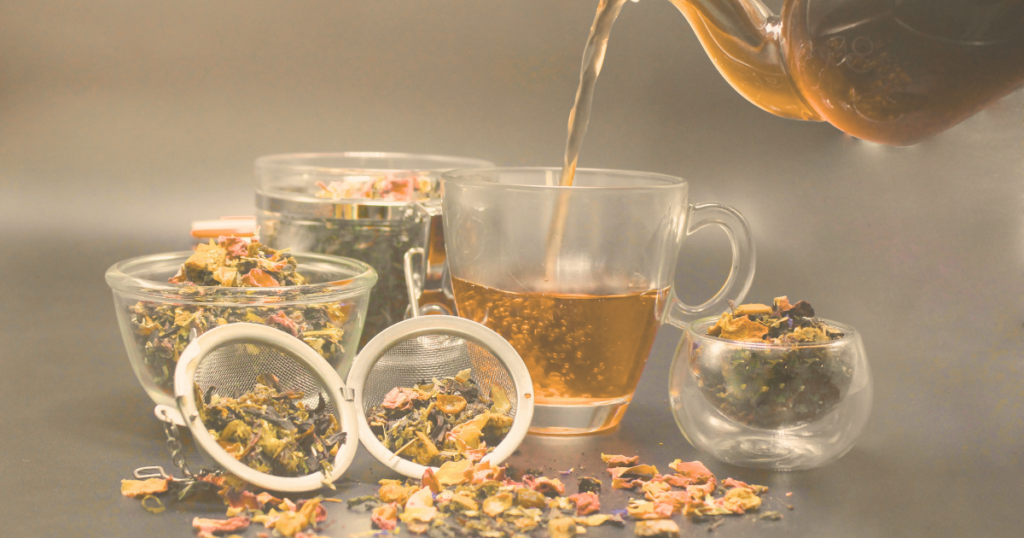 春のリラックスにおすすめのハーブティーのイメージ