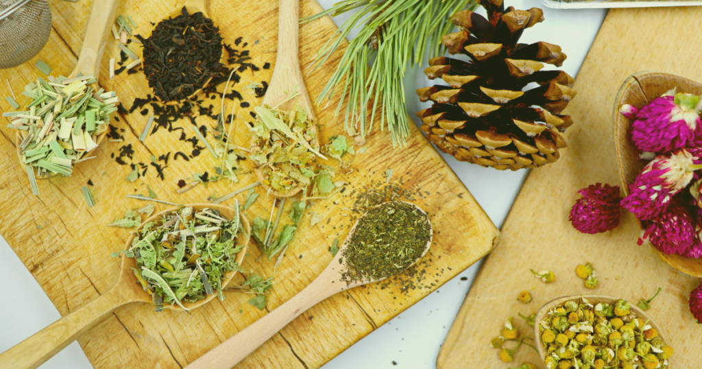 さまざまな種類のハーブのイメージ