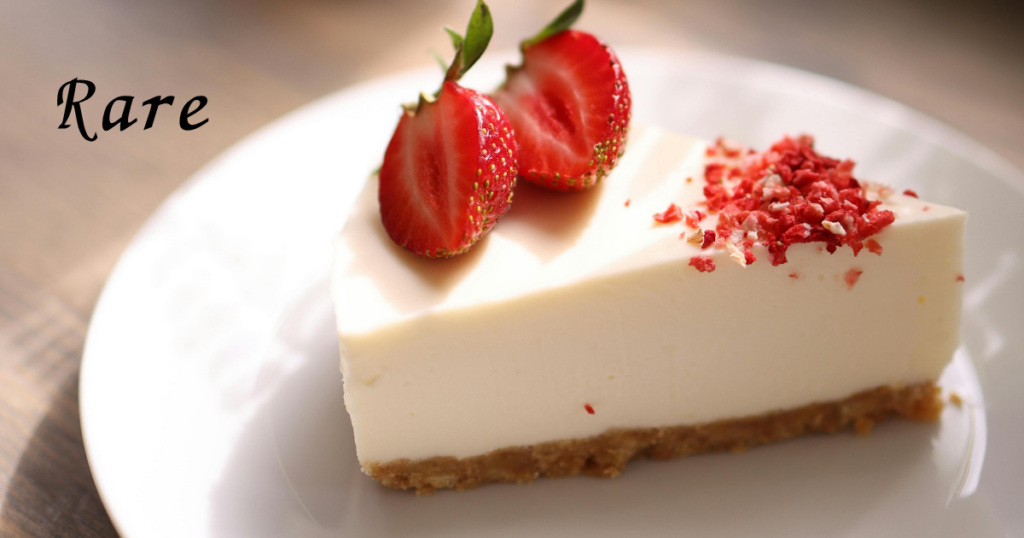 レアチーズケーキ なめらかでさっぱりした味わい