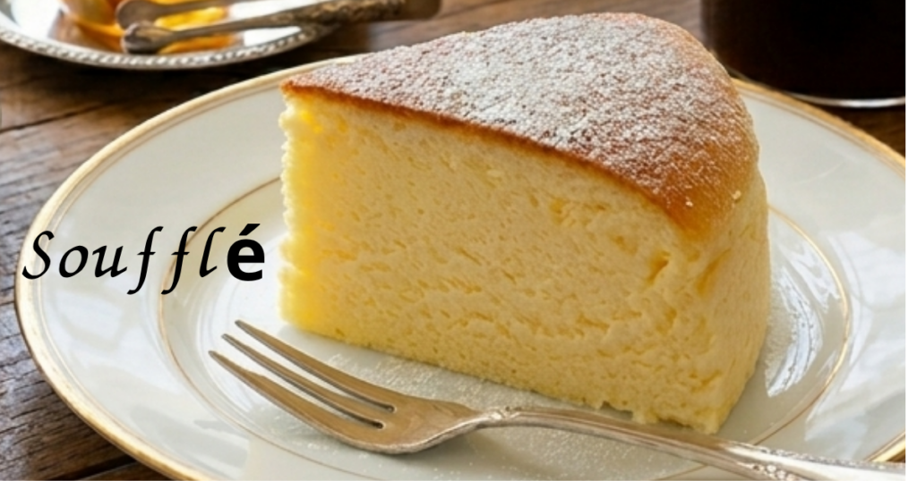 スフレチーズケーキ ふわふわ軽い食感