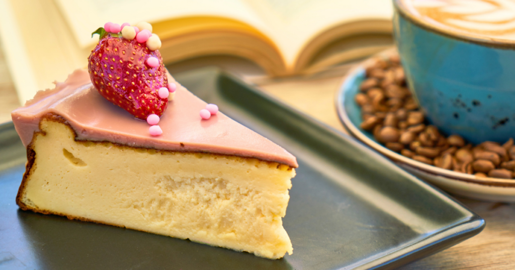 フルーツを使ったチーズケーキ 季節のスイーツ