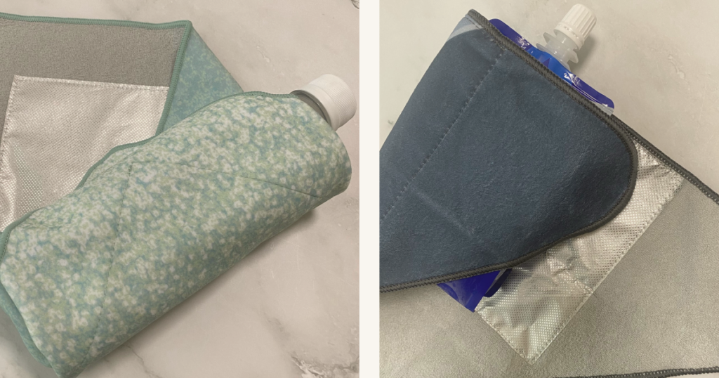 KEYUCAの保冷バッグと保冷クロス